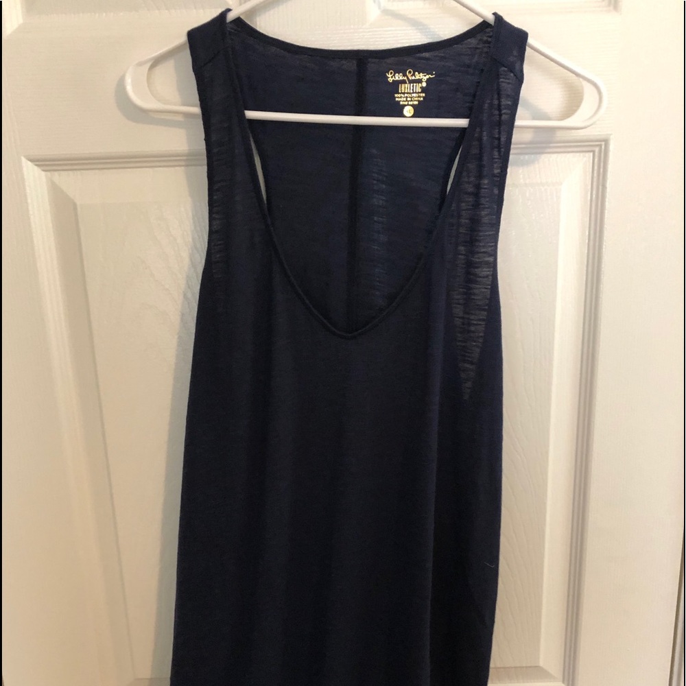Navy Lilly Pulitzer Luxletic tank